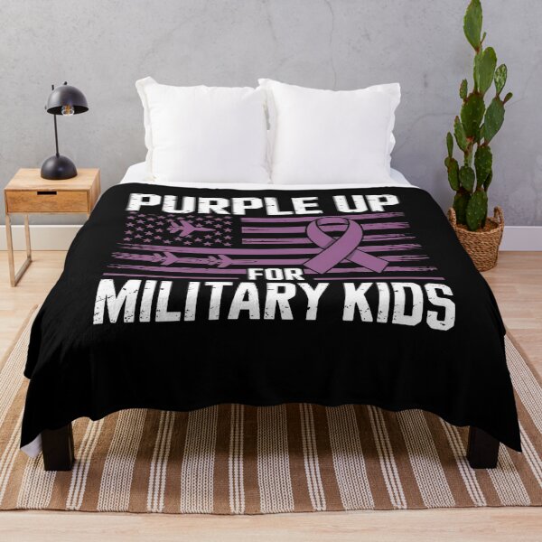 Item preview, Purple Up For Military Kids Month Of The Military Child Support designed and sold by SofenArt.