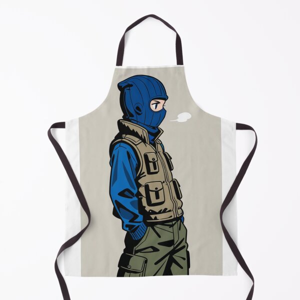 Item preview, Fashion - Man in Black Puffer Vest Balaclava Cargo Streetwear Anime Variant 2 designed and sold by AnimeShin.