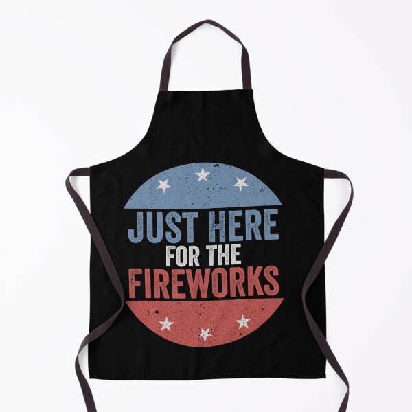 Item preview, Just Here For The Fireworks Fourth Of July Celebration Patriotic America designed and sold by SofenArt.