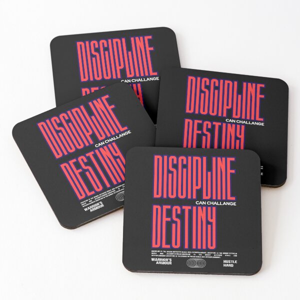 Item preview, Discipline And Destiny Quotes for Men  designed and sold by WarriorsArmour.