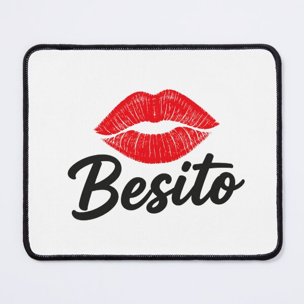 Item preview, Besito Red Lips Cute Flirty Romantic Graphic Design designed and sold by Backsay.