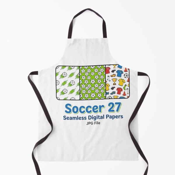 Item preview, Soccer Pattern Balls Player Gear Seamless Sporty Background designed and sold by longngusuc.
