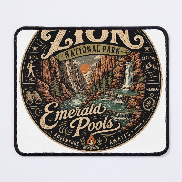 Item preview, Zion National Park. Emerald Pools. designed and sold by Birdie and Flynn.