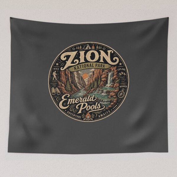 Item preview, Zion National Park. Emerald Pools. designed and sold by Birdie and Flynn.