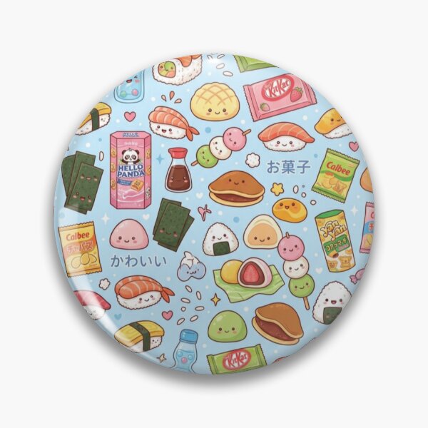Item preview, The Ultimate Kawaii Japanese Snack Attack Pattern designed and sold by LevelUpLad.