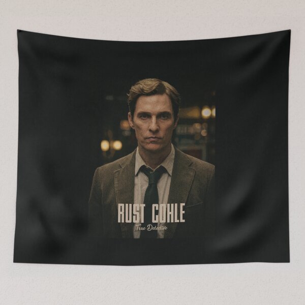 Item preview, Rust Cohle - True Detective Poster designed and sold by Enea Kelo.
