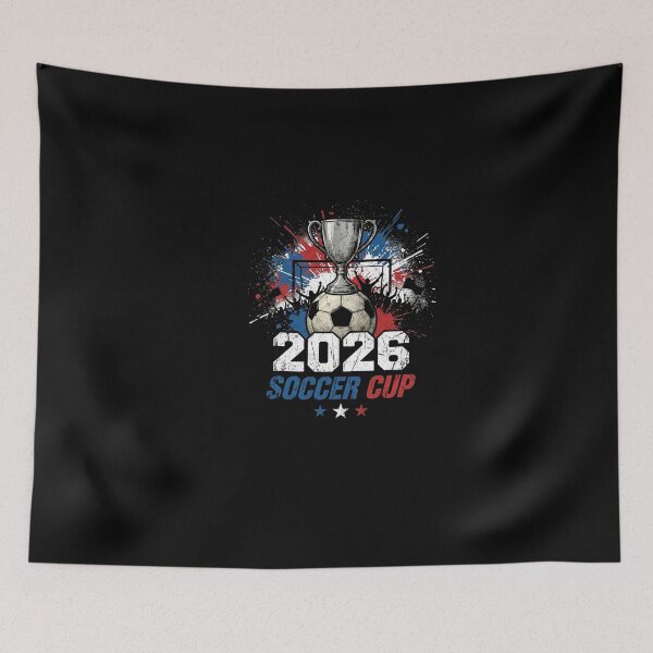 Item preview, Soccer Cup 2026 Championship Trophy Fans Grunge Splash Art designed and sold by longngusuc.