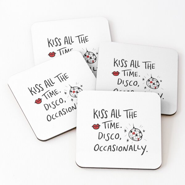 Item preview, Kiss all the time disco occasionally lips print designed and sold by MartaNeubano.