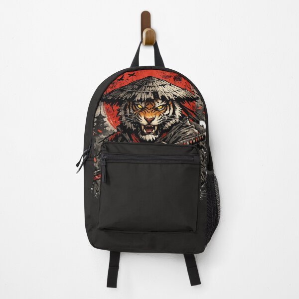 Item preview, Fierce Samurai Tiger Warrior with Blood Moon designed and sold by Besir26.