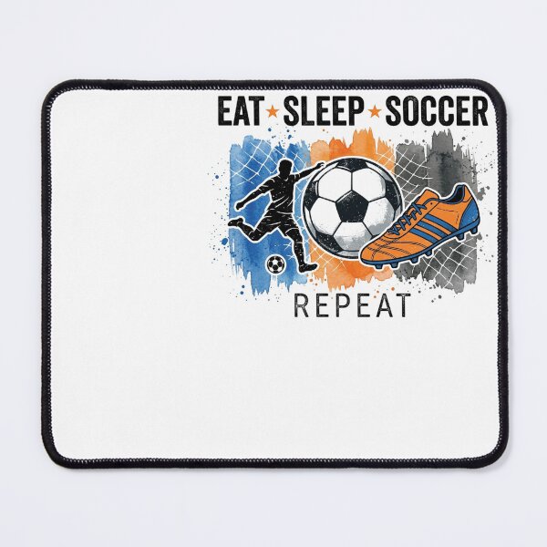 Item preview, Soccer Eat Sleep Repeat Grunge Watercolor Player Ball Cleat designed and sold by longngusuc.