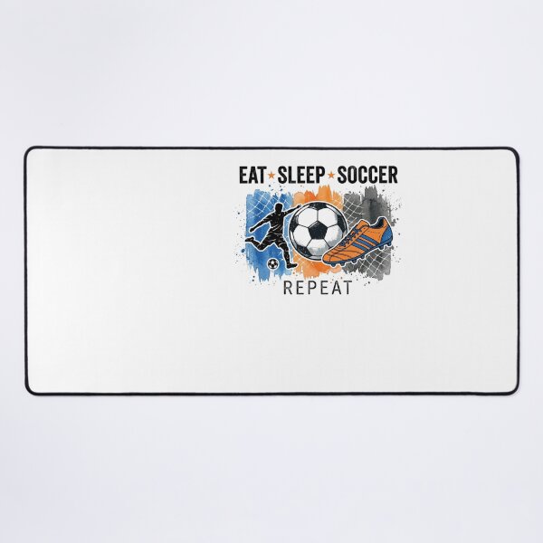 Item preview, Soccer Eat Sleep Repeat Grunge Watercolor Player Ball Cleat designed and sold by longngusuc.