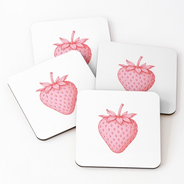 Item preview, Vintage Strawberry Botanical Fruit Illustration Aesthetic designed and sold by Backsay.