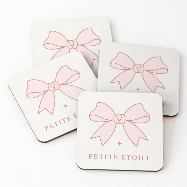 Item preview, Petite Étoile – Coquette Pink Bow Illustration designed and sold by AbsoluteMotif.