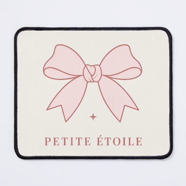 Item preview, Petite Étoile – Coquette Pink Bow Illustration designed and sold by AbsoluteMotif.