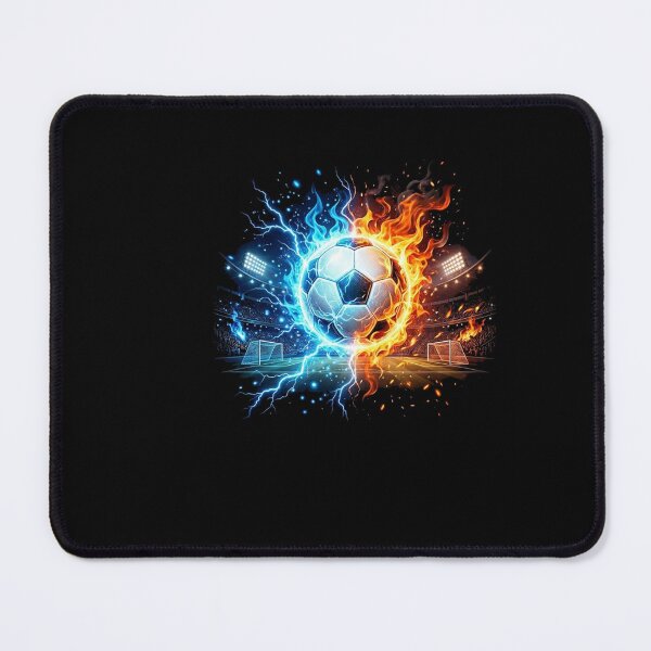 Item preview, Soccer Ball Lightning Fire Energy Football Stadium Game Day designed and sold by longngusuc.