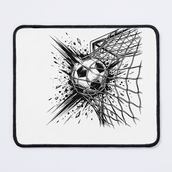 Item preview, Soccer Goal Net Ball Kick Score Splash Grunge Style Art designed and sold by longngusuc.