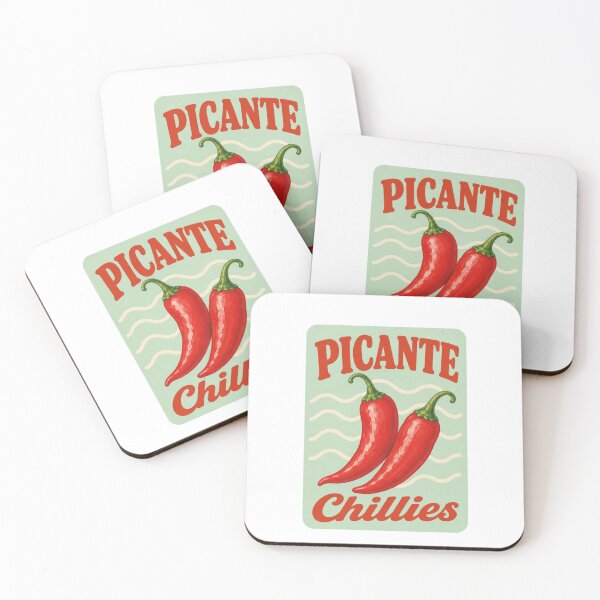 Item preview, Picante Chillies Retro Mexican Food Lover Graphic designed and sold by Backsay.