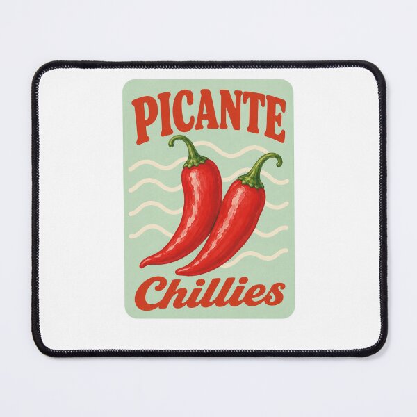 Item preview, Picante Chillies Retro Mexican Food Lover Graphic designed and sold by Backsay.