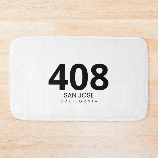 Item preview, 408 San Jose California Minimalist Area Code designed and sold by Paper Drip.