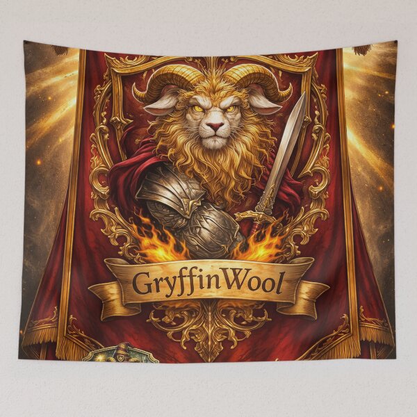 Item preview, GryffinWool House Banner | Hogwooltz Sheepism Parody designed and sold by Thpoar.