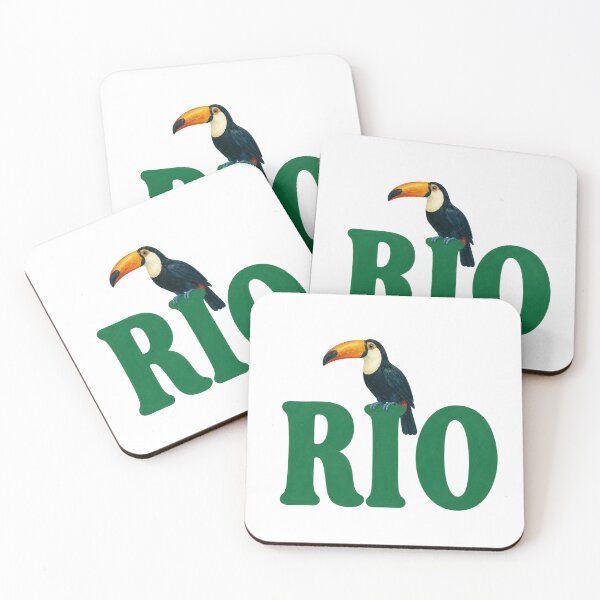 Item preview, Rio Tropical Toucan Bird Brazil Inspired Graphic designed and sold by Backsay.