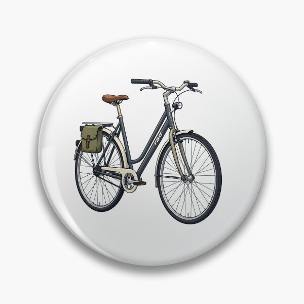 Artikelvorschau, Vintage Bicycle Illustration Minimalist Adventure Bike  entworfen und verkauft von Smoking_Animals .