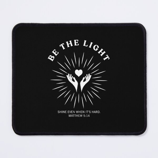 Item preview, Be the Light – Matthew 5:14 Christian Faith Inspirational Design designed and sold by Lynn Creates.