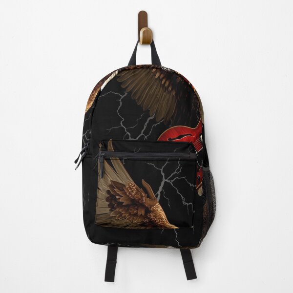 Item preview, Bald Eagle Spread Wings Electric Guitar Lightning Dark Rock Art T-Shirt designed and sold by SunnyDesign82.