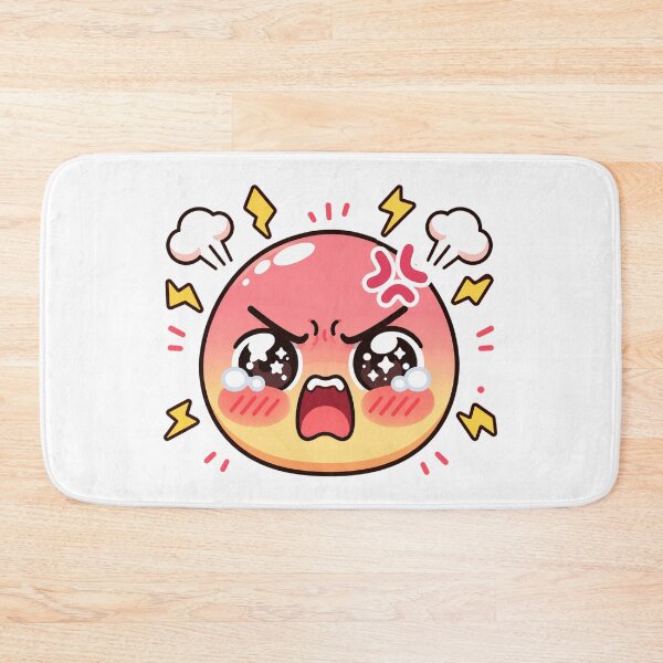 Item preview, Cute Angry Steaming Crying Rage Emoji designed and sold by Tom-Riley.