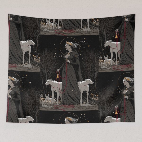Item preview, Hekate and her hounds designed and sold by MendaciousMina.