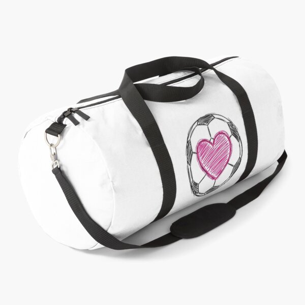 Item preview, Soccer Love Pink Heart Sketchy Doodle Style Football Ball Ar designed and sold by longngusuc.