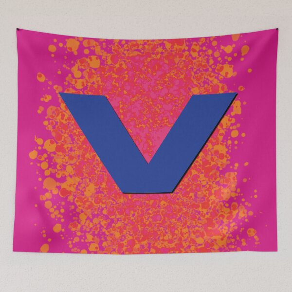 Item preview, V Letter, The Letter V designed and sold by CharlottePlaceArt.