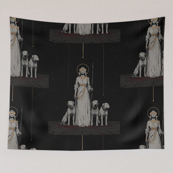 Item preview, Hekate and her hounds designed and sold by MendaciousMina.