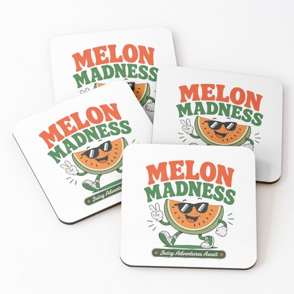 Item preview, Melon Madness Funny Watermelon Character Summer Design designed and sold by Backsay.