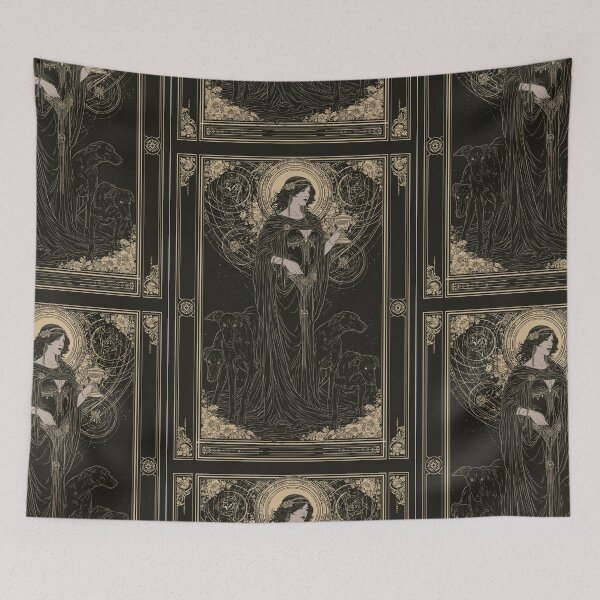 Item preview, Hekate and her hounds designed and sold by MendaciousMina.