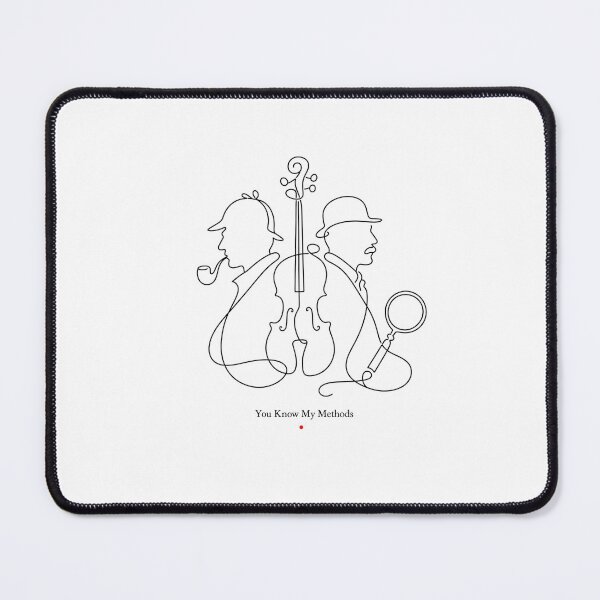 Item preview, Sherlock Holmes You Know My Methods Line Art Design designed and sold by Fenay Designs.