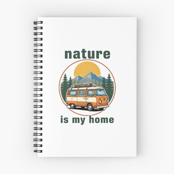 Item preview, Nature Is My Home - Vintage Camper Van designed and sold by Smoking_Animals .