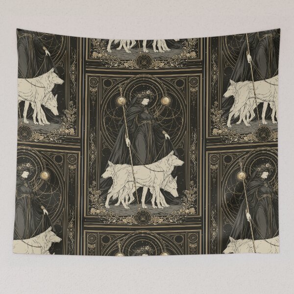 Item preview, Hekate and her hounds designed and sold by MendaciousMina.