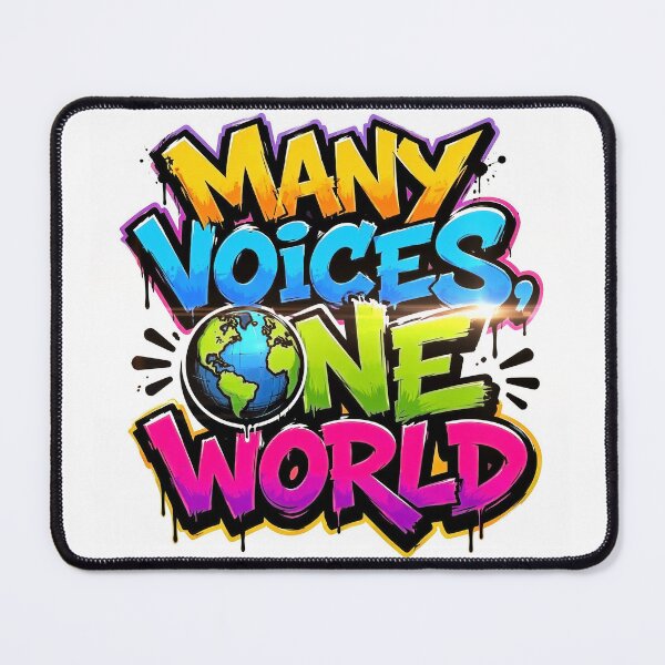 Item preview, Wall Art - Postcard - Many Voices, One World designed and sold by ForeverPrintsOK.