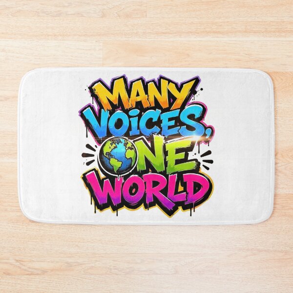 Item preview, Wall Art - Postcard - Many Voices, One World designed and sold by ForeverPrintsOK.