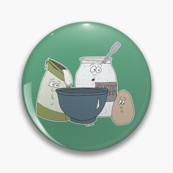 Item preview, Funny Baking Squad Meme – Awkward Kitchen Ingredients Sticker designed and sold by MyxaART.