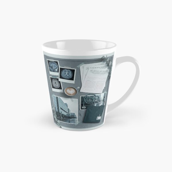 Item preview, Moody Med School Aesthetic: Brain MRI, Coffee & Hospital Scrubs designed and sold by MEDICOFFEE.