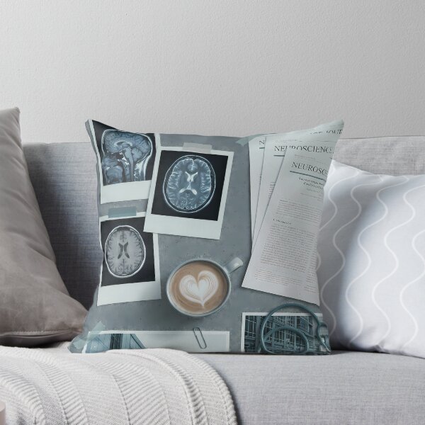 Item preview, Moody Med School Aesthetic: Brain MRI, Coffee & Hospital Scrubs designed and sold by MEDICOFFEE.