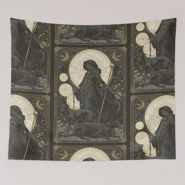 Item preview, Hekate and her hounds designed and sold by MendaciousMina.