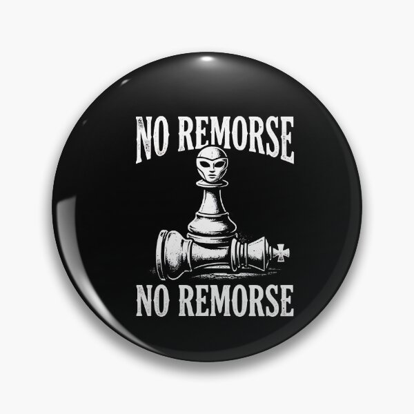 Item preview, No Remorse Chess Pawn Beats King Alien Bold Dark Hustle designed and sold by graphixpolash.