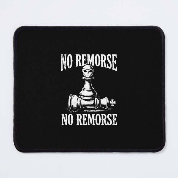 Item preview, No Remorse Chess Pawn Beats King Alien Bold Dark Hustle designed and sold by graphixpolash.