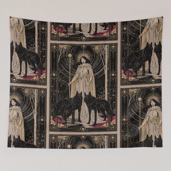 Item preview, Hekate and her hounds designed and sold by MendaciousMina.