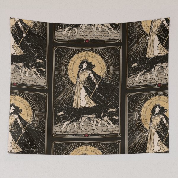 Item preview, Hekate and her hounds designed and sold by MendaciousMina.