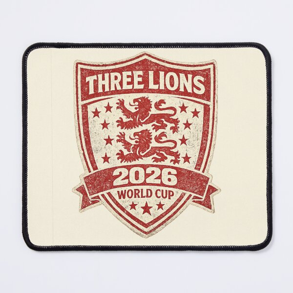 Item preview, Three Lions England World Cup 2026 | Vintage Shield Football designed and sold by ArthUpscale.