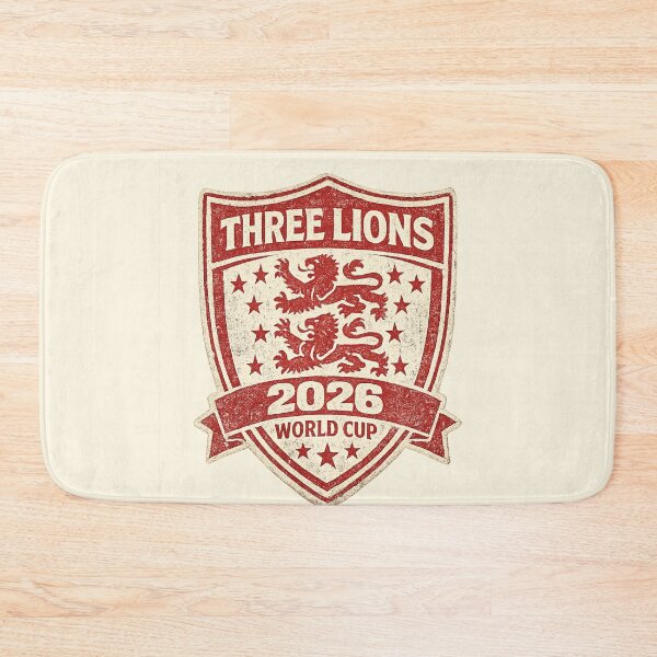 Item preview, Three Lions England World Cup 2026 | Vintage Shield Football designed and sold by ArthUpscale.